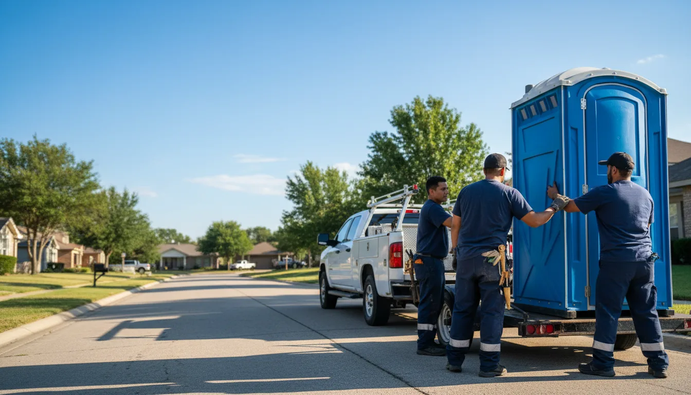 Portable Toilet Rental in Wallis, TX near me